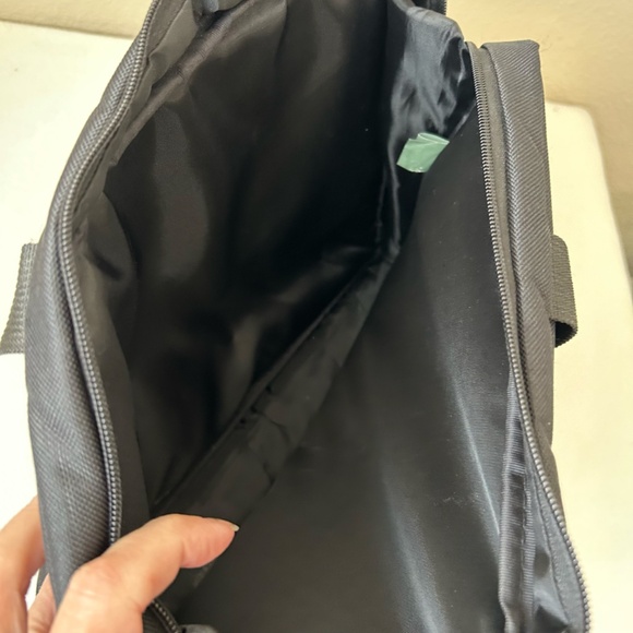 Laptop Bag - Black Nylon - Handle - Zipper Closure -Padded - 12.5" x 9" x 2.5" - Picture 7 of 10